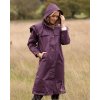 salsbury cape coat plum model 1