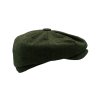 tommy baker boy cap green herringbone 3