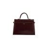 47362 Cherry Red Structured Tote Medium 5