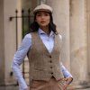 Ladies Bayton Gilet White Sand Model