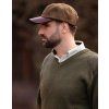 hoaden baseball cap brown tweed model