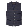 alcott waistcoat blue tweed 1