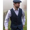 dalston waistcoat midnight blue model