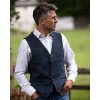 dalston waistcoat royal blue model