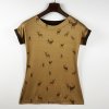 40 kolekce jelen triko dámské světle zelená hnědá 9