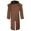 wax stockman cape coat beige 1