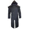 wax stockman cape coat navy 2