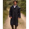 wax stockman cape coat navy model