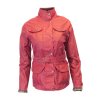 florence motorcycle jacket red 3