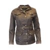 florence motorcycle jacket brown 1
