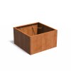 Cube cortenovy zahon 1400x1400x800 FoxyS