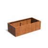 Cortenovy kvetinac FoxyS CUBE Free 2000x1000x600 CAW20.1