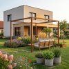 FoxyS regular stvorcova zahradna pergola cubist house small