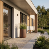 Linia dreveny kvetinac bambus XL FoxyS square small