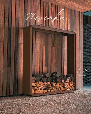 🪵 Novinka: cortenový drevník LIGNO – funkčný aj dizajnový zásobník na drevo. ✨ Jemné oblé tvary sa hodia do každej záhrady...