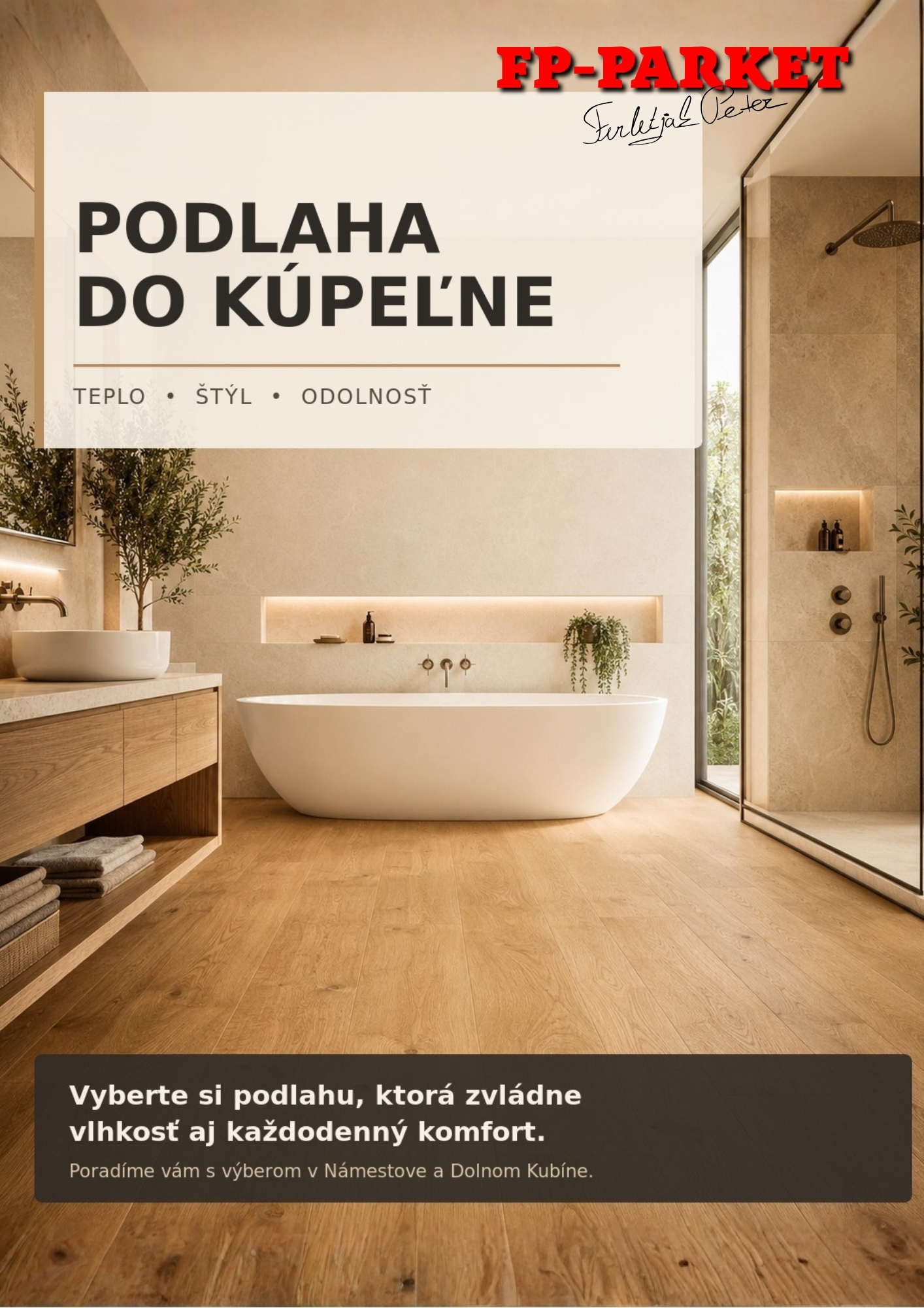 Podlaha do kúpeľne: teplo pod nohami, štýl v každom detaile
