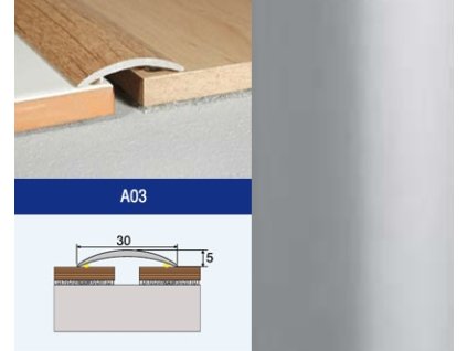 #EFFECTOR A03 PRECHOD. NALEP. 30 STRIEBRO 1,8 M