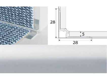 #EFFECTOR C31 SCHOD 28X28 STRIEBRO