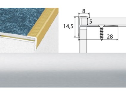 EFFECTOR C24 SCHOD F 14,5X 8 STRIEBRO