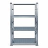 FP SYSTEMS – Kovový policový regál, 1576x1200x700 mm, 4 police, základní, pozink