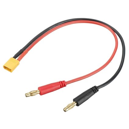 Banánky 4mm na XT30 MALE k nabíječce (Readytosky)