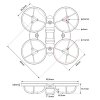 Air65 II Frame (BETAFPV) - Transparent White