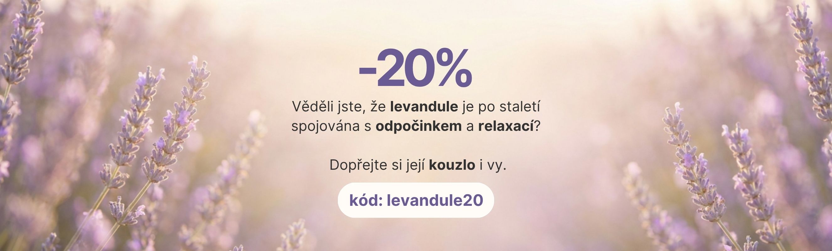 levandule akce
