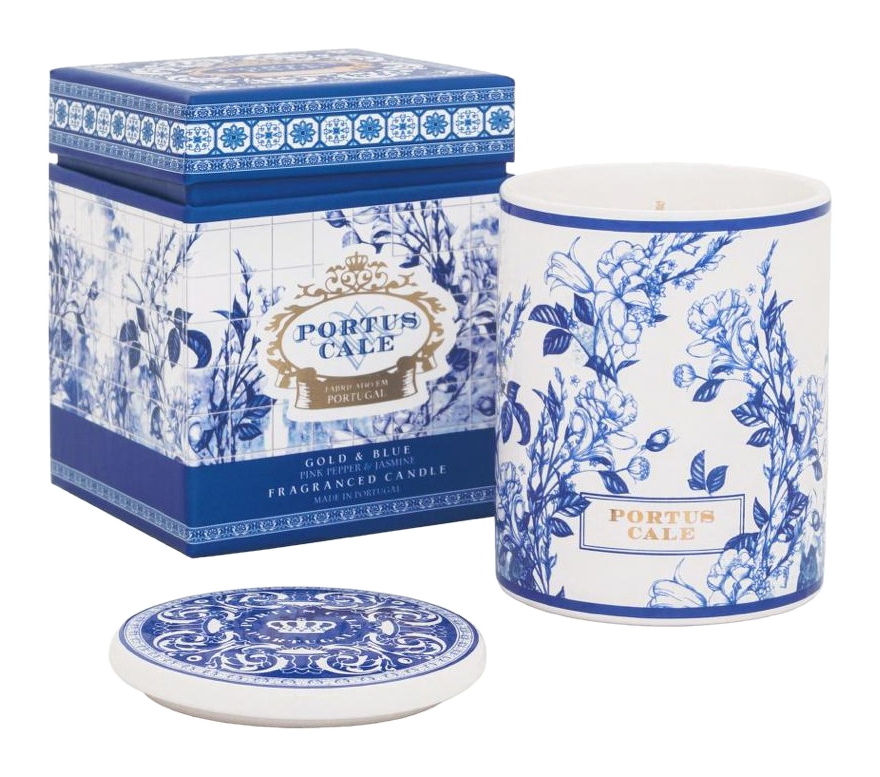 Portus Cale Gold & Blue, vonná svíčka 210 g