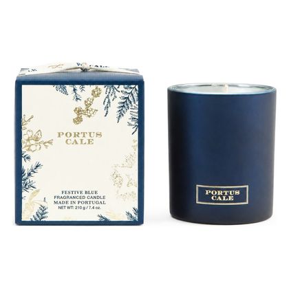Portus Cale Festive Blue, vonná svíčka
