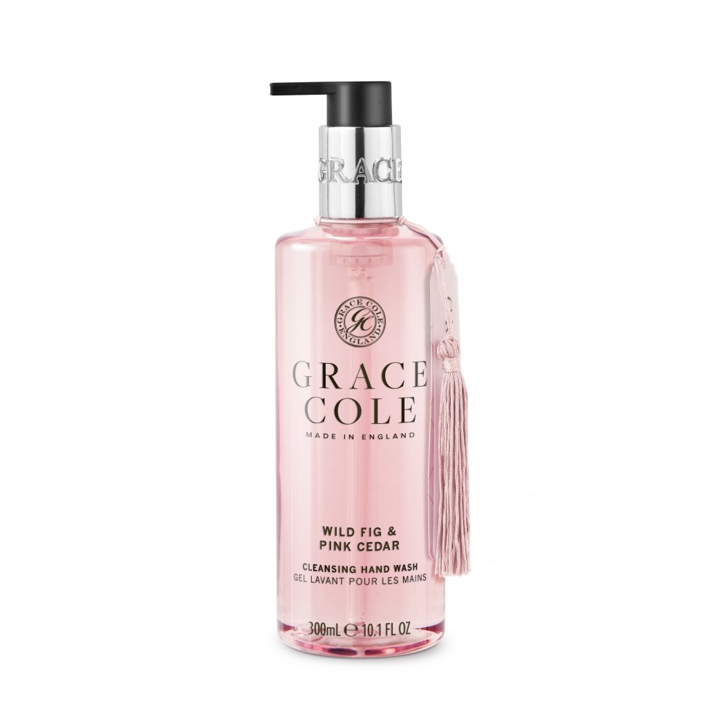 Grace Cole Tekuté mýdlo na ruce - Wild Fig & Pink Cedar - Fík a růžový cedr, 300ml