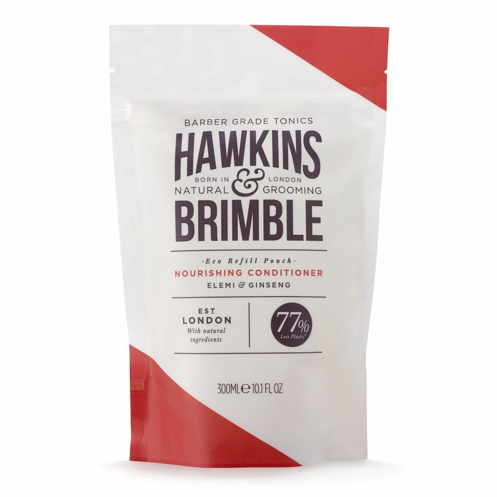 Hawkins & Brimble Vyživující kondicionér Eko-Náhradní náplň v recykl. obalu, 300ml