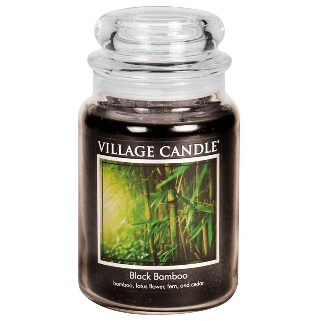 Village Candle Vonná svíčka - Bambus - Black Bamboo, velká