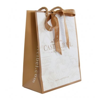 Castelbel Papírová taška - bílá, malá 15x20x8