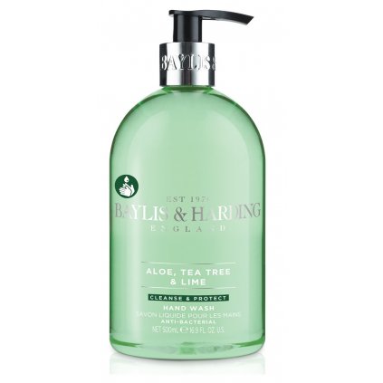 Antibakteriální Tekuté mýdlo na ruce 500ml - Aloe, Tea Tree a Limetka  Baylis & Harding