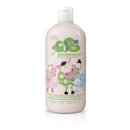 Funky Farm  Dětský koupelový a sprchový gel, 1000 ml