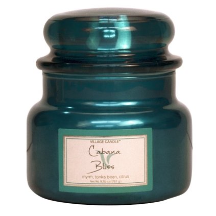 Village Candle Vonná svíčka ve skle, Chvíle Odpočinku - Cabana Bliss, 11oz