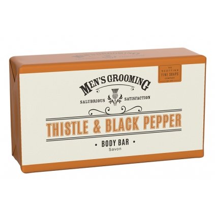 Ostropestřec & Černý pepř  Pánské tělové mýdlo, 220 g