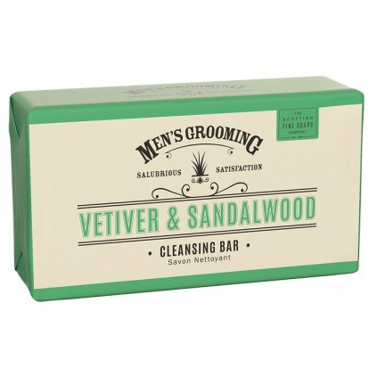 Vetiver & Santalové dřevo  Pánské tělové mýdlo, 220 g