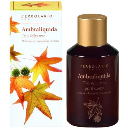 L´Erbolario Vyhlazující tělový olej - Ambraliquida 125ml
