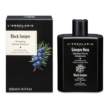 L´Erbolario Pánský sprchový gel a šampón 2v1- Černý jalovec 250ml