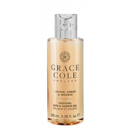Grace Cole Sprchový gel v cestovní verzi - Orchidej & Ambra a Kadidlo, 100ml
