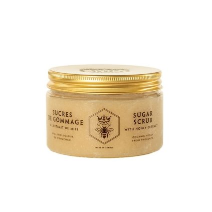 Panier des Sens Cukrový peeling - Med, 300g