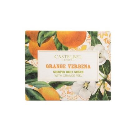 Castelbel Vyživující tělový peeling - Pomeranč a Verbena, 300g
