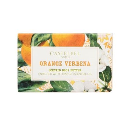 Castelbel Hydratační tělové máslo - Pomeranč a Verbena, 150g