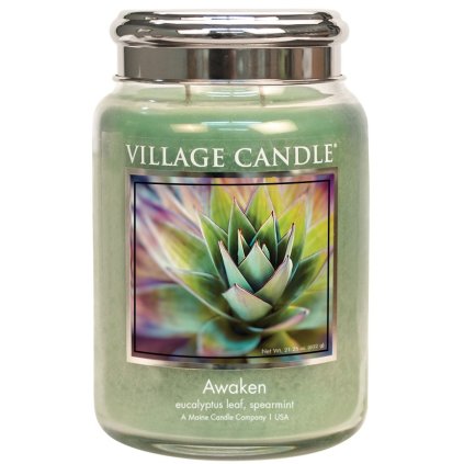 Village Candle Vonná svíčka ve skle - Awaken, 26oz
