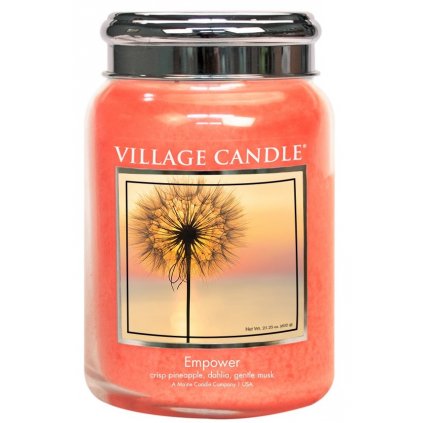 Village Candle Vonná svíčka ve skle - Empower, 26oz