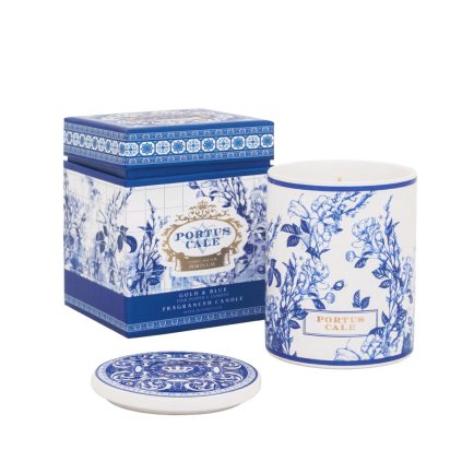 2 2301 PC Gold&Blue Candle NEW 1 square