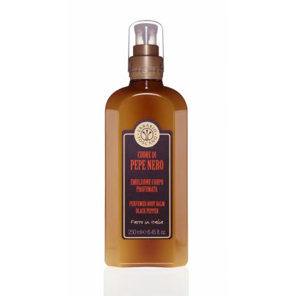 Cuore di Pepe Nero  Parfémovaný tělový balzám, 250 ml