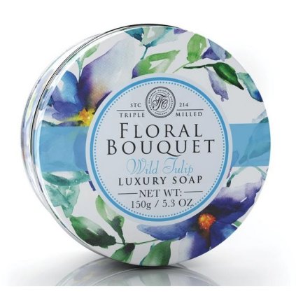 Somerset Toiletry Mýdlo v plechu - Tulipány, 150g
