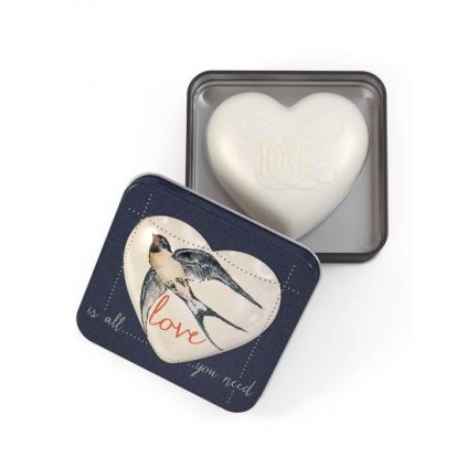 Somerset Toiletry Mýdlo v plechu - Love is all you need, 150g